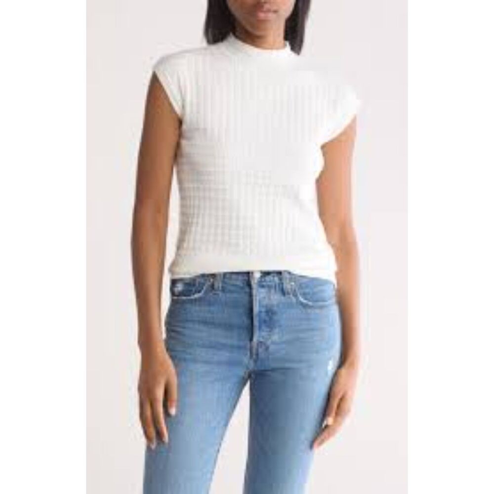 Industry Republic Clothing Waffle Sleeveless Top Textured Size Large L